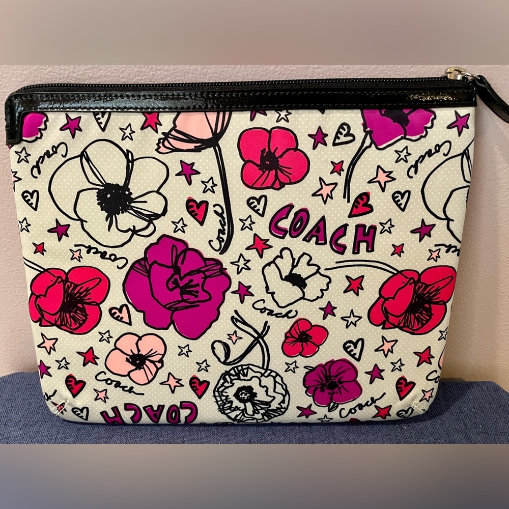 Coach Poppy Laptop/Ipad Pouch Excellent Condition Gem